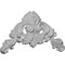 Ekena Millwork 11 1/2"W x 6 3/8"H x 1 3/8"P Norwich Onlay ONL11X06X01NO - alternate 3
